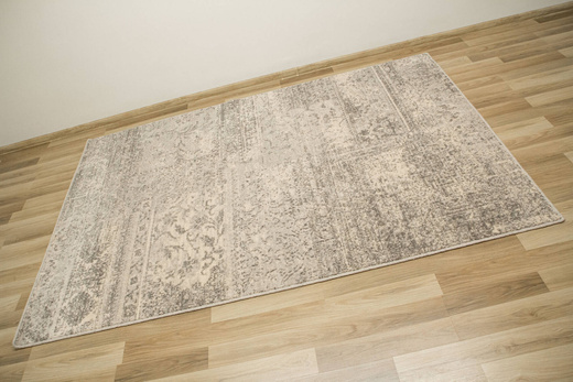 Wełniany Dywan Isfahan-M Korist Popielaty Ornament Vintage