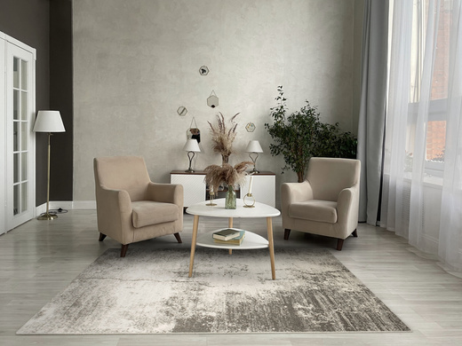 Dywan Wełniany Ballata-Natural Sena Jasny Szary