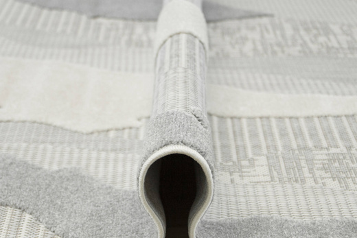 Dywan Sznurkowy Stella D431A white/l.grey Szary Srebrny Krem