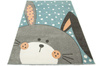  Dywan Dziecięcy Lima 1316C blue/l.grey Szary Niebieski Króliczek