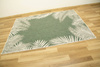 Dywan Dwustronny Sznurkowy Brussels 205183/10520 green liście palmy Outdoor