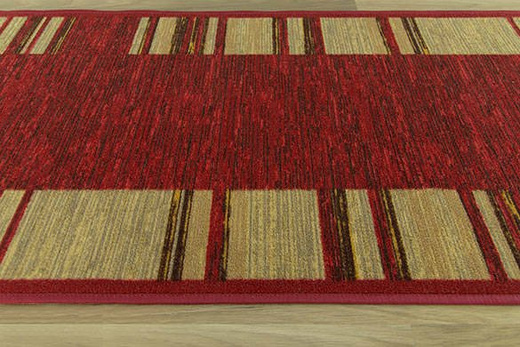 Antypoślizgowy Chodnik Adagio 31 bordo szerokość 100 cm