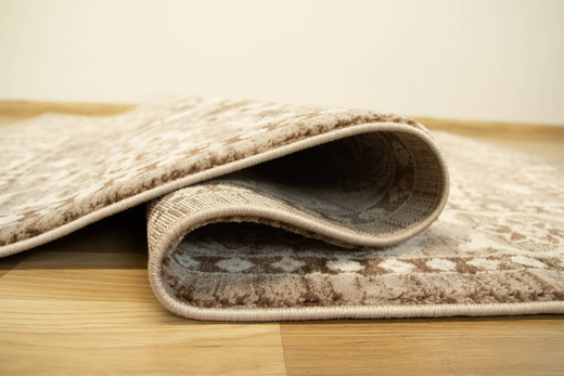 Dywan Victoria 8677A vizion/brown Ornament Brąz Krem