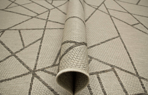 Zewnętrzny Dywan Sznurkowy Jeans 19217/P19 Geometryczny