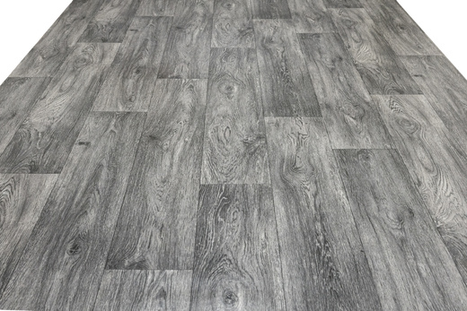 Wykładzina PCV Actual Plus Aged Oak 916 Szary Grafit Deski szerokość 2 m