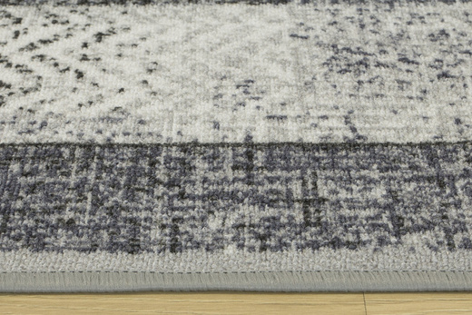 Antypoślizgowy Chodnik Essenza 19 szary szerokość 100 cm