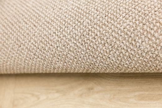 Dywan pętelkowy Hercules 1413 Beż Krem Paski Prążki na filcu