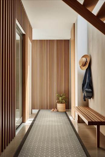 Chodnik Luna 503236/97944 Choco Jodełka Beż szerokość 70 cm