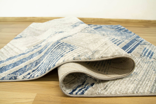 Dywan Home 354 grey/navy Szary Niebieski Paski