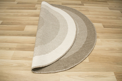 Okrągły Dwustronny Dywan Sznurkowy Brussels 2205195/10610 Linen Beż Krem Koła Outdoor