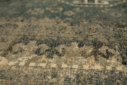 Dywan Wełniany Dywilan Polonia Ashan Light Blue Niebieski Beż