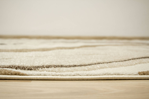 Dywan Amelia B178A cream/beige Beżowy Brązowy Wstęgi Fale