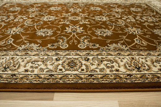 Dywan Super Rose 2338A brown/cream Ornament Brąz Beż Krem