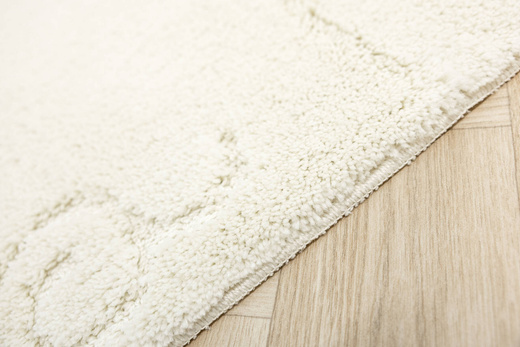 Dywanik Łazienkowy Antypoślizgowy Marika Cream Krem Kwiaty