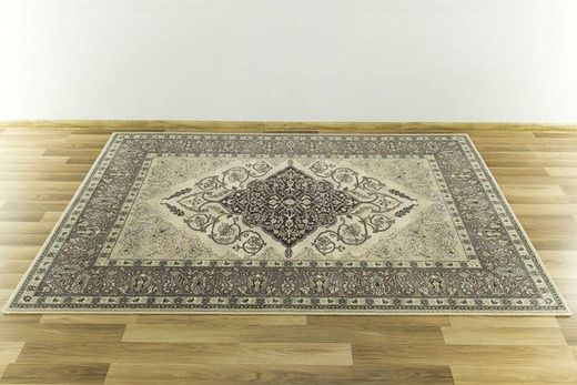 Wełniany Dywan Agnella Isfahan Leyla Alabastrowy Ornament