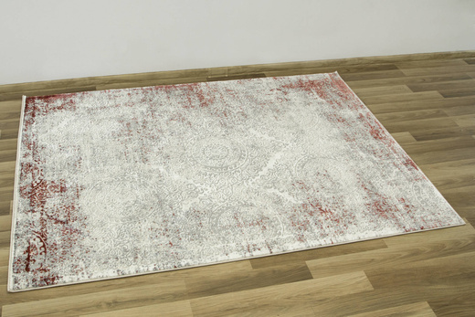 Dywan DAVINCI 2019A d.red/beige Z86-45 Ornament Kremowy Ciemny Czerwony