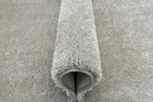 Wykładzina Luksusowa Shaggy Silky 72 Srebrzysty Szary szerokość 4 m