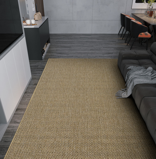 Dywan Sznurkowy Ella ST033A antracite/ant Beż Antracyt Jodełka Outdoor