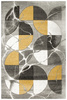Dywan Amelia A472B grey/d.yellow Szary Żółty Półkola Marmur 