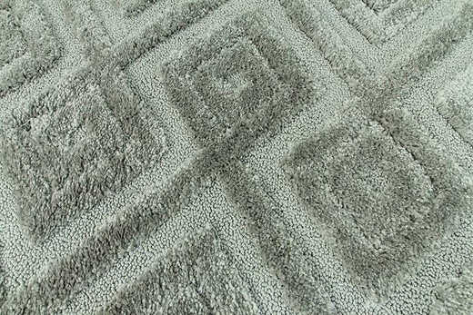 Dywan Berber 6846 l.grey 3D z frędzlami