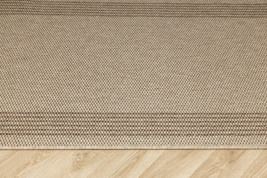 Chodnik Sznurkowy Antypoślizgowy Natura Loper 3412 Beż Brąz Paski szerokość 67 cm