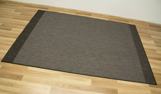 Dywan Dwustronny Sznurkowy Brussels 205664/11010 night silver Grafit Szary Pasy Outdoor