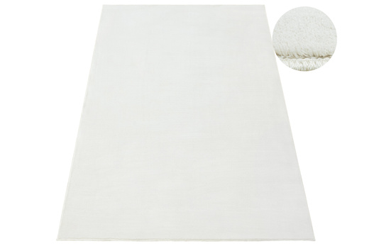 Dywan Plush Cream Antypoślizgowy Krem Rabbit
