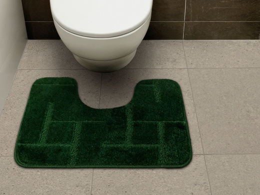 Komplet 2-częściowy Łazienkowy Teramo Green Butelkowa Zieleń