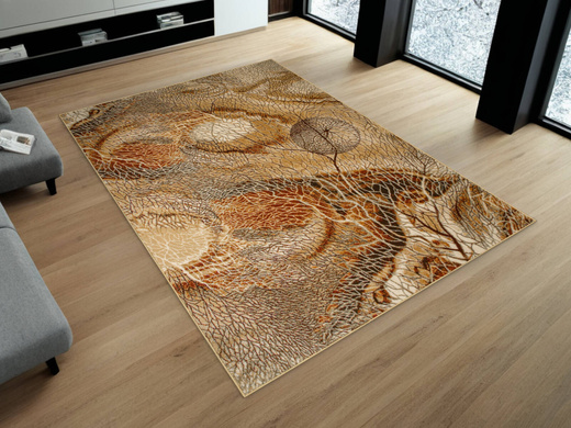 Wełniany Dywan Isfahan Bellona Bursztyn