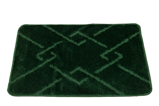 Komplet 2-częściowy Łazienkowy Moreno Green Butelkowa Zieleń Romby