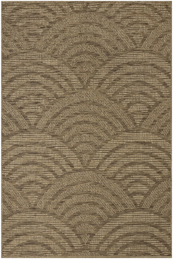 Dywan Sznurkowy Ella ST022A brown/brown Beż Brąz Wachlarze Outdoor