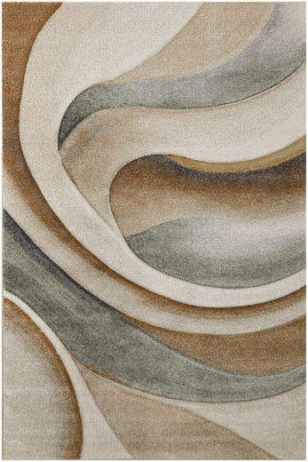 Dywan Agent 40436/610 Multi Krem Miedź Oliwka Fale