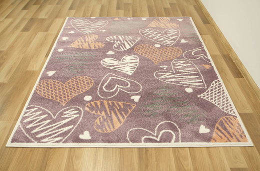 Dywan Dziecięcy Lima 9392A lila/rose