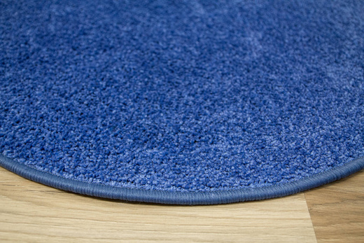 Okrągły Dywan Mabelie 817 Jeansowy Niebieski