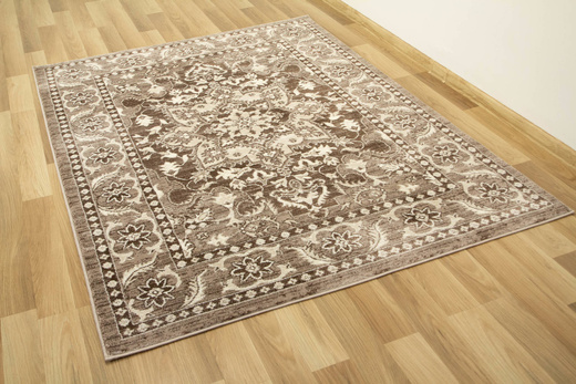 Dywan Victoria 8677A vizion/brown Ornament Brąz Krem