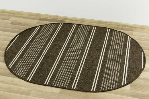Owalny Płasko Tkany Dywan 973/91 owal
