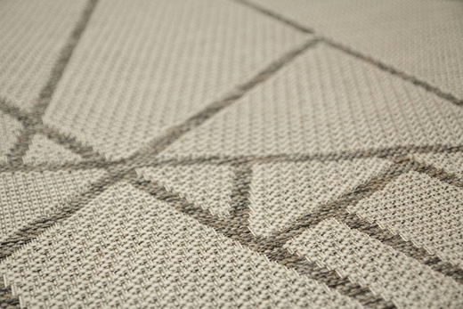 Zewnętrzny Dywan Sznurkowy Jeans 19217/P19 Geometryczny