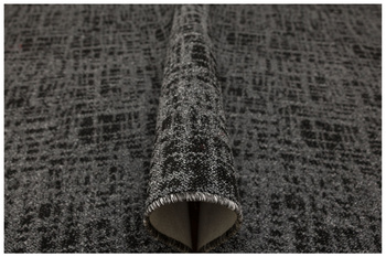 Dywan Pętelkowy Traffic 75 Czerń Grafit Kratka Melanż