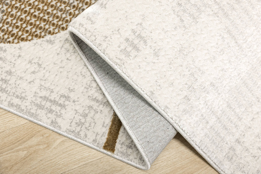 Dywan Verano H555A cream/antrasit Krem Szary Złoty