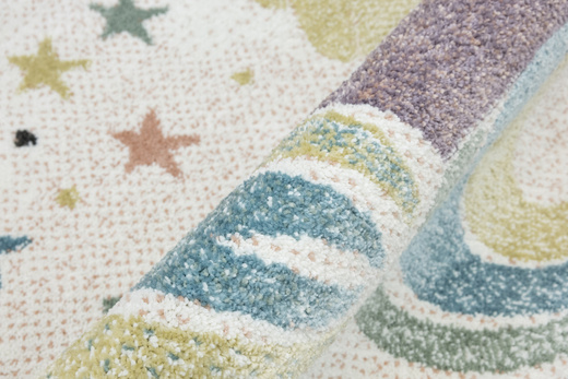 Okrągły Dywan Lima B070A cream/rose Jednorożec Krem