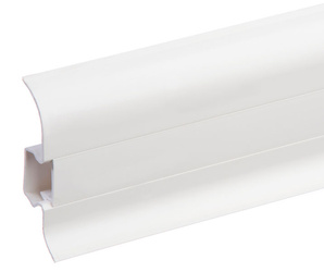 Listwa przypodłogowa Premium Cezar 2,2 m L9003 Biały mat