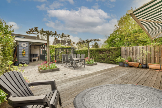 Okrągły Dywan Sznurkowy Jeans 19347/P91 Koło Beż Grafit Rozeta