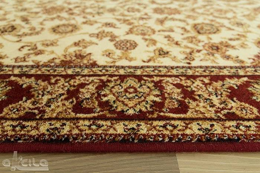 Wełniany Dywan Agnella Isfahan Anafi Bursztyn