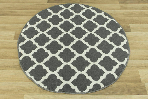 Okrągły Dywan Luna 503402/51911 koniczyna szara