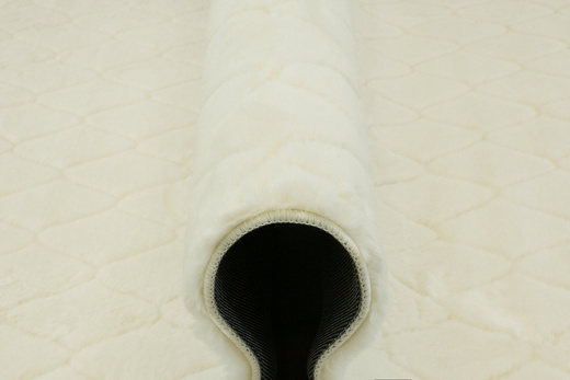 Dywan RABBIT 3D Cream Romby Pluszowy