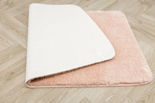 Dywanik Łazienkowy Antypoślizgowy Malmo Różowy Shaggy