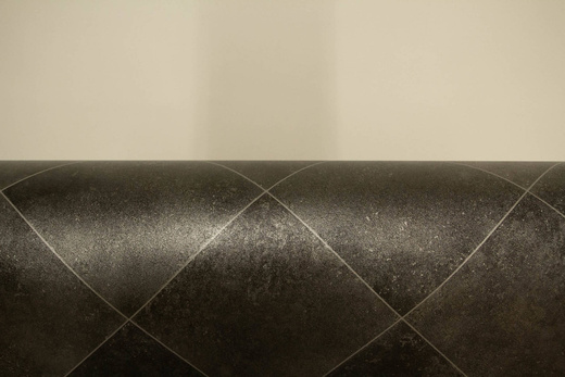 Wykładzina PCV Atlantic Toulouse 009 Antracyt Srebrny Romby szerokość 3 m