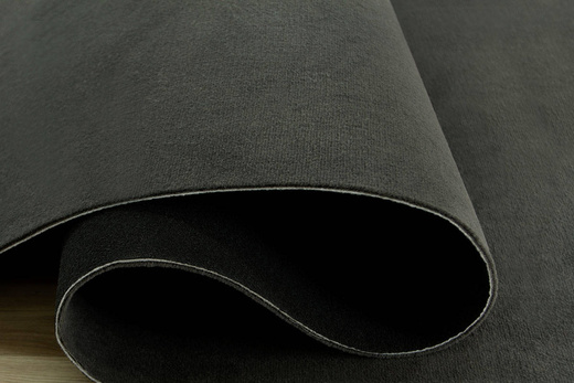 Grafitowa Wykładzina samochodowa Mustang 76 szerokość 2 m