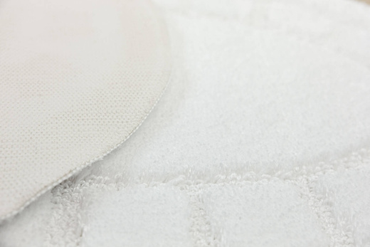 Dywanik Łazienkowy Antypoślizgowy Ocean White Biały Owalny