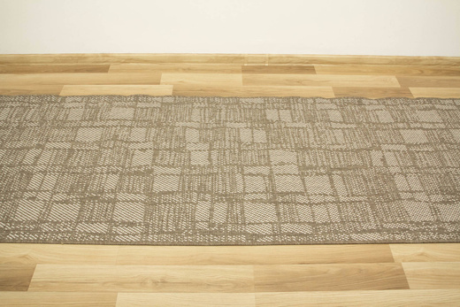 Dwustronny Sznurkowy Chodnik Brussels 205467/10210 Coffee Krem Beż szerokość 100 cm